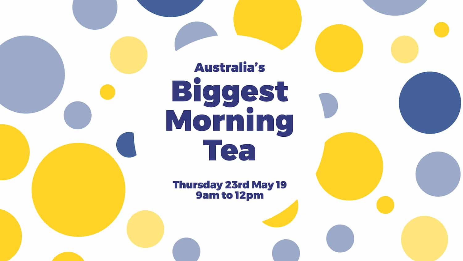 Australia's Biggest Morning Tea Wallspan Brisbane